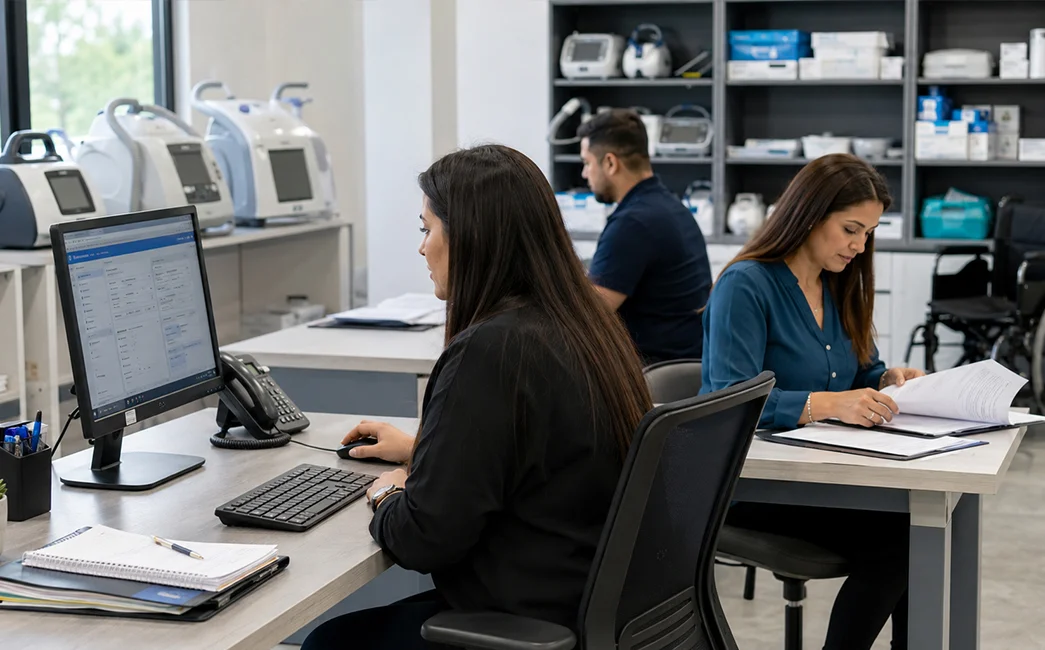 DME back office staffing